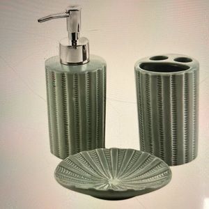 3 Piece Ceramic Bath Set.  NWT
